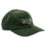 Loose Cycles - Cord 6 panel hat 