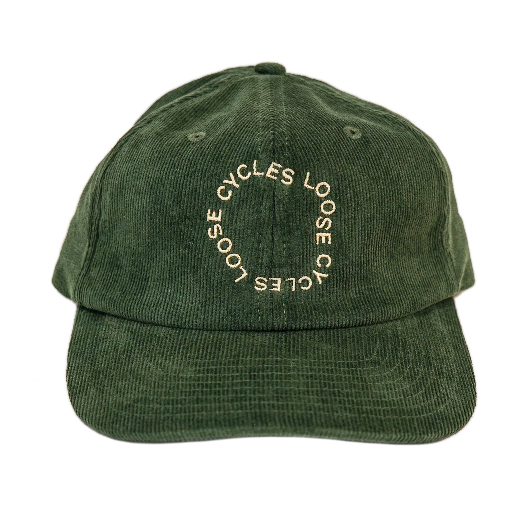 Loose Cycles - Cord 6 panel hat 