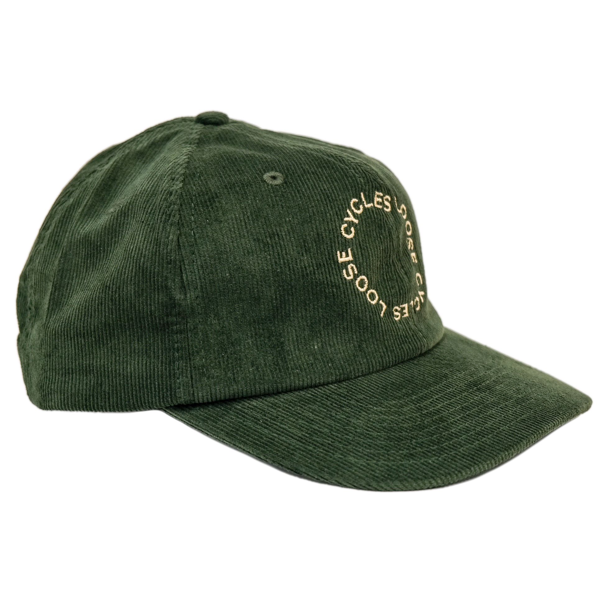 Loose Cycles - Cord 6 panel hat 